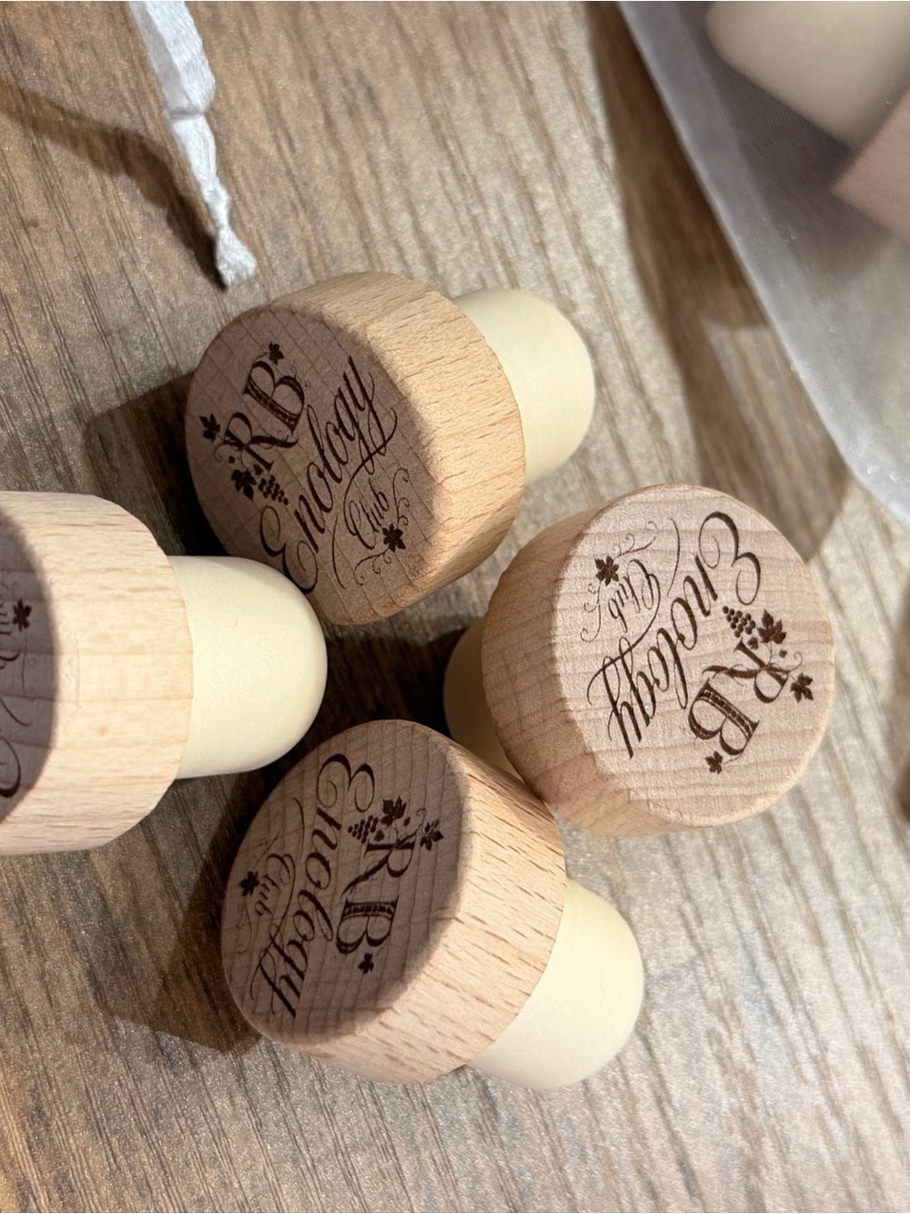 Personalized Wooden Bottle Stoppers